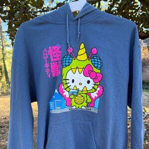 Hello Kitty Japanese Monster Kaiju Hoodie Sweatshirt Women’s Medium